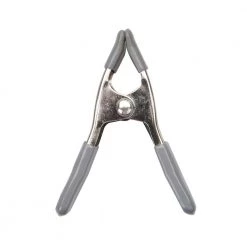 1 in. Metal Spring Clamp with Rubber Tips and Handles by Anvil