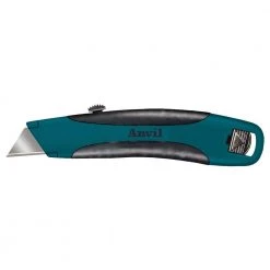 Retractable Soft Grip Utility Knives with 3-Blades by Anvil