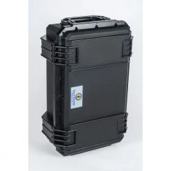 14.24 in. Large Rolling Watertight Tool Case with Foam in Black by Seahorse