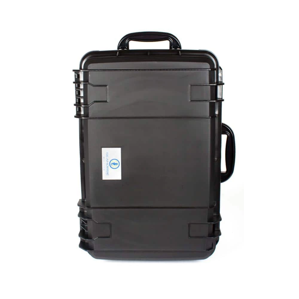 23.96 in. L x 16 in. W x 10.10 in. H, Large Rolling Watertight Case with Dividers in Black by Seahorse 4 23.96 in. L x 16 in. W x 10.10 in. H, Large Rolling Watertight Case with Dividers in Black by Seahorse - Image 2