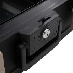 0.39 cu. ft. Molded Fire Resistant and Waterproof Legal Document Storage Chest with Key and Double Latch Lock by Honeywell -Toolocity Shop honeywell document safes 1104 a0 1000