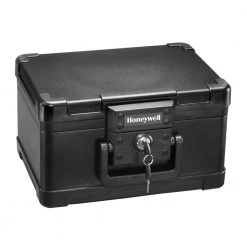 0.15 cu. ft. Molded Fire-Resistant Portable Chest with Carry Handle by Honeywell