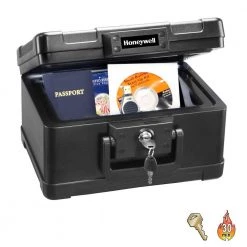 0.15 cu. ft. Molded Fire-Resistant Portable Chest with Carry Handle by Honeywell -Toolocity Shop honeywell home safes 1101 c3 1000