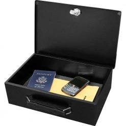 0.18 cu. ft. Fire Resistant Steel Security Box with Key Lock by Honeywell -Toolocity Shop honeywell home safes 6104 4f 1000