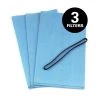 Replacement Bag Filters with Band for Select Husky, Stinger and Bucket Head Wet Dry Vacs (3-Pack) by MULTI FIT
