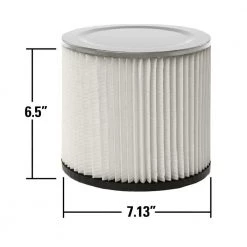 Standard Replacement Cartridge Filter for Most Shop-Vac Branded Wet/Dry Shop Vacuums by MULTI FIT -Toolocity Shop multi fit shop vacuum attachments vf2007 77 1000