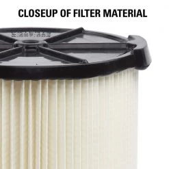 General Purpose Replacement Cartridge Filter for Most 5 to 20 Gallon CRAFTSMAN Wet/Dry Shop Vacuums by MULTI FIT -Toolocity Shop multi fit shop vacuum attachments vf7816 66 1000