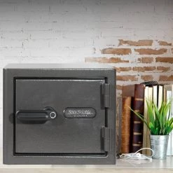 Diamond Small Fireproof/Waterproof Home and Office Biometric Lock Safe by SANCTUARY -Toolocity Shop sanctuary home safes sa dia1 bio dp 31 1000