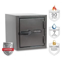 Diamond Medium Fireproof/Waterproof Home and Office Biometric Lock Safe by SANCTUARY -Toolocity Shop sanctuary home safes sa dia2 bio dp c3 1000