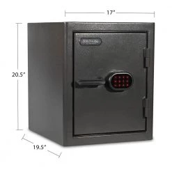 Diamond Large Fireproof/Waterproof Home and Office Digital Lock Safe by SANCTUARY -Toolocity Shop sanctuary home safes sa dia3 dp c3 1000