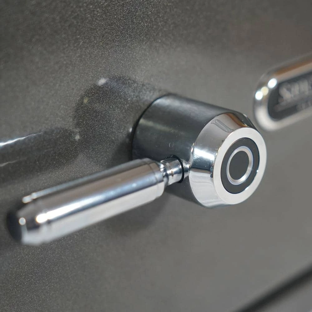 Platinum Small Fireproof/Waterproof Home and Office Biometric Safe by SANCTUARY 8 Platinum Small Fireproof/Waterproof Home and Office Biometric Safe by SANCTUARY - Image 6