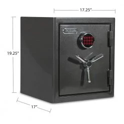 Platinum Medium Fireproof/Waterproof Home and Office Digital Lock Safe by SANCTUARY 13 Platinum Medium Fireproof/Waterproof Home and Office Digital Lock Safe by SANCTUARY -Toolocity Shop sanctuary home safes sa plat2 dp c3 1000