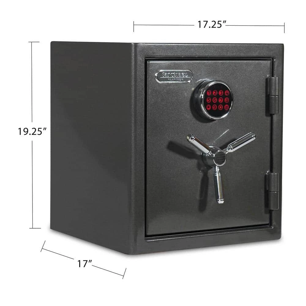 Platinum Medium Fireproof/Waterproof Home and Office Digital Lock Safe by SANCTUARY 5 Platinum Medium Fireproof/Waterproof Home and Office Digital Lock Safe by SANCTUARY - Image 3