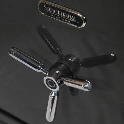 Platinum Large Fireproof/Waterproof Home and Office Biometric Safe by SANCTUARY 16 Platinum Large Fireproof/Waterproof Home and Office Biometric Safe by SANCTUARY -Toolocity Shop sanctuary home safes sa plat3 bio dp 44 1000