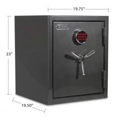 Platinum Large Fireproof/Waterproof Home and Office Digital Lock Safe by SANCTUARY 15 Platinum Large Fireproof/Waterproof Home and Office Digital Lock Safe by SANCTUARY -Toolocity Shop sanctuary home safes sa plat3 dp 1f 1000