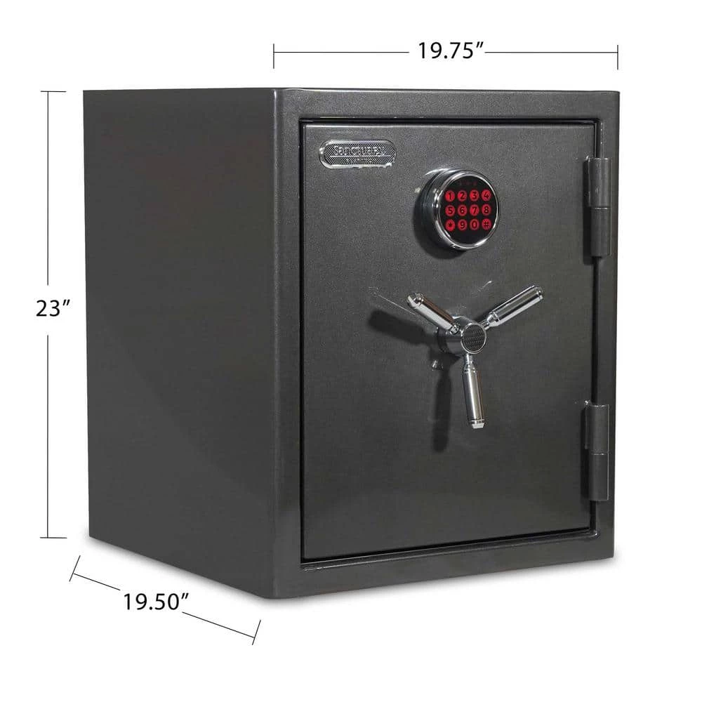 Platinum Large Fireproof/Waterproof Home and Office Digital Lock Safe by SANCTUARY 7 Platinum Large Fireproof/Waterproof Home and Office Digital Lock Safe by SANCTUARY - Image 5