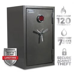 Platinum Extra Large Fireproof/Waterproof Home and Office Digital Lock Safe by SANCTUARY 13 Platinum Extra Large Fireproof/Waterproof Home and Office Digital Lock Safe by SANCTUARY -Toolocity Shop sanctuary home safes sa plat4 dp c3 1000