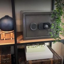 Home and Office Security Series Front-Open Personal Vault with 1-Shelf and Biometric Lock by SANCTUARY -Toolocity Shop sanctuary home safes sa pv2m bio 31 1000