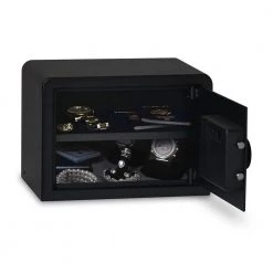 Home and Office Security Series Front-Open Personal Vault with 1-Shelf and Biometric Lock by SANCTUARY -Toolocity Shop sanctuary home safes sa pv2m bio 4f 1000