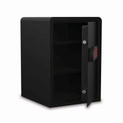 Home and Office Security Series Front Open Personal Vault with 2-Shelves and Illuminated E-Lock by SANCTUARY -Toolocity Shop sanctuary home safes sa pv3l c3 1000