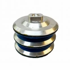 5 in. Aluminum Velcro Backing Pad/Back Holder for Grinders/Polishers (3-Pack) by Toolocity