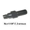 1-1/4 in. -7 Concrete Hilti Core Bit Adapter - Male 3 Key Holes by Toolocity