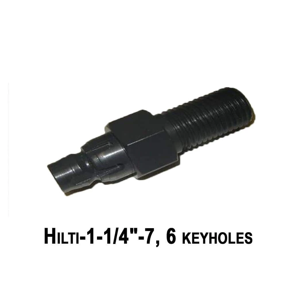 1-1/4 in. -7 Concrete Hilti Core Bit Adapter - Male 6 Key Holes by Toolocity 3 1-1/4 in. -7 Concrete Hilti Core Bit Adapter - Male 6 Key Holes by Toolocity