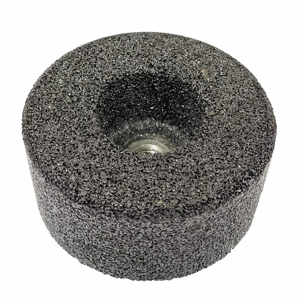 4 in. Silicon Carbide Green Grinding Stones 5/8-11 Thread for Granite, Marble and Quartz 240-Grit (Box of 10) by Toolocity 5 4 in. Silicon Carbide Green Grinding Stones 5/8-11 Thread for Granite, Marble and Quartz 240-Grit (Box of 10) by Toolocity - Image 3