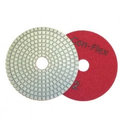 4 in. Con-Flex 5-Step Diamond Pads for Concrete Step 2 by Toolocity