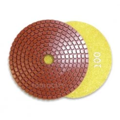 5 in. JHX Metal Bond Diamond Polishing Pad 7-Piece Set for Polishing Granite / Concrete by Toolocity -Toolocity Shop toolocity polishing pads jhxr0202set5 4f 1000