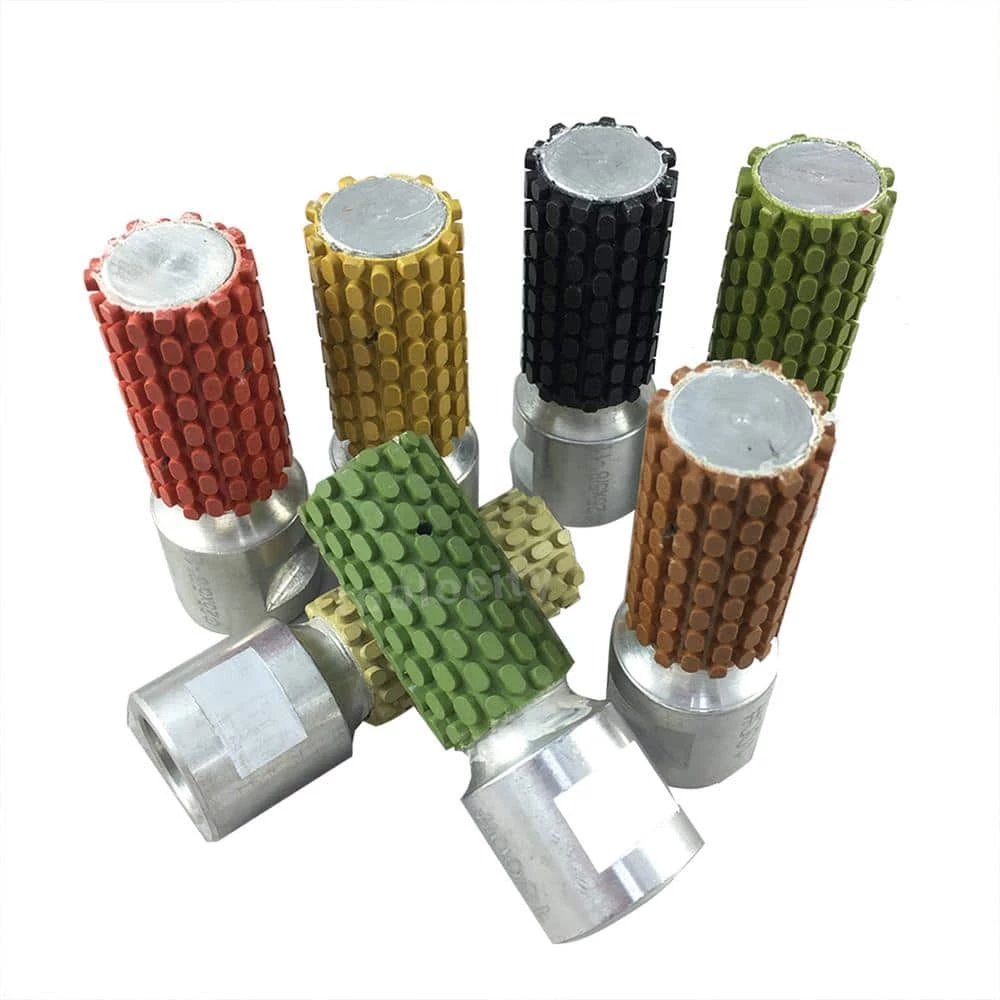 1 in. Wet Diamond Polishing Drum Wheel (Set of 7) (Grits) with 5/8-11 Thread by Toolocity 3 1 in. Wet Diamond Polishing Drum Wheel (Set of 7) (Grits) with 5/8-11 Thread by Toolocity