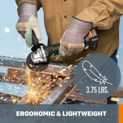 Power Share 20-Volt Cordless 4-1/2 in. Angle Grinder with Brushless Motor (Tool-Only) by Worx -Toolocity Shop worx angle grinders wx812l 9 1f 1000
