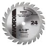 4-1/2 in. 24T Compact Circular Saw Blade by Worx -Toolocity Shop worx circular saw blades wa5085 64 1000