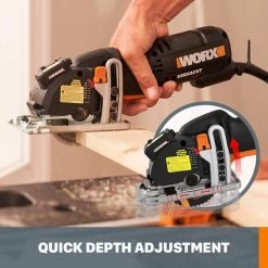 Versacut 3-3/8 in. Corded Compact Circular Saw by Worx -Toolocity Shop worx circular saws wx420l 4f 1000