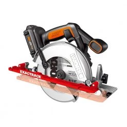 POWER SHARE 20-Volt 6-1/2 in. Circular Saw ExacTrack by Worx