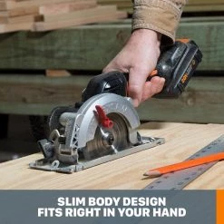 Power Share 20-Volt Worxsaw 4-1/2 in. Compact Circular Saw with Brushless Motor (Tool Only) 12 Power Share 20-Volt Worxsaw 4-1/2 in. Compact Circular Saw with Brushless Motor (Tool Only) -Toolocity Shop worx circular saws wx531l 9 4f 1000