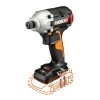 Power Share 20-Volt Cordless Variable Speed 1/4 in. Hex Impact Driver with Quick Change Chuck (Tool Only) by Worx 1 Power Share 20-Volt Cordless Variable Speed 1/4 in. Hex Impact Driver with Quick Change Chuck (Tool Only) by Worx -Toolocity Shop worx impact drivers wx291l 9 64 1000