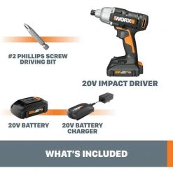 Power Share 20-Volt Cordless Variable Speed 1/4 in. Hex Impact Driver with Quick Change Chuck (Tool Only) by Worx 11 Power Share 20-Volt Cordless Variable Speed 1/4 in. Hex Impact Driver with Quick Change Chuck (Tool Only) by Worx -Toolocity Shop worx impact drivers wx291l 9 c3 1000