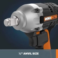 Nitro PowerShare 20-Volt Cordless 1/2 in. Impact Wrench with Brushless Motor (Tool Only) by Worx 14 Nitro PowerShare 20-Volt Cordless 1/2 in. Impact Wrench with Brushless Motor (Tool Only) by Worx -Toolocity Shop worx impact wrenches wx272l 9 1f 1000