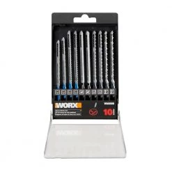T-Shank Blade Assortment for Blade Runner and Axis (10-Pieces) by Worx -Toolocity Shop worx jigsaw blade wa8006 1f 1000