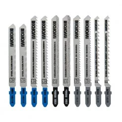 T-Shank Blade Assortment for Blade Runner and Axis (10-Pieces) by Worx