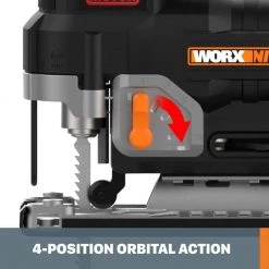 Nitro PowerShare 20-Volt Jig Saw with Brushless Motor and Carry Case (Battery and Charger Included) by Worx -Toolocity Shop worx jigsaws wx542l 1f 1000
