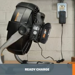 Nitro Power Share 20-Volt 9 in. Cordless Portable Work Fan with 360-Degree Head (Tool-Only) by Worx -Toolocity Shop worx jobsite fans wx095l 9 1f 1000