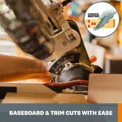 Power Share 20-Volt 7-1/4 in. Sliding Miter Saw with Clamping Feature (Tool-Only) by Worx -Toolocity Shop worx miter saws wx845l 9 4f 1000