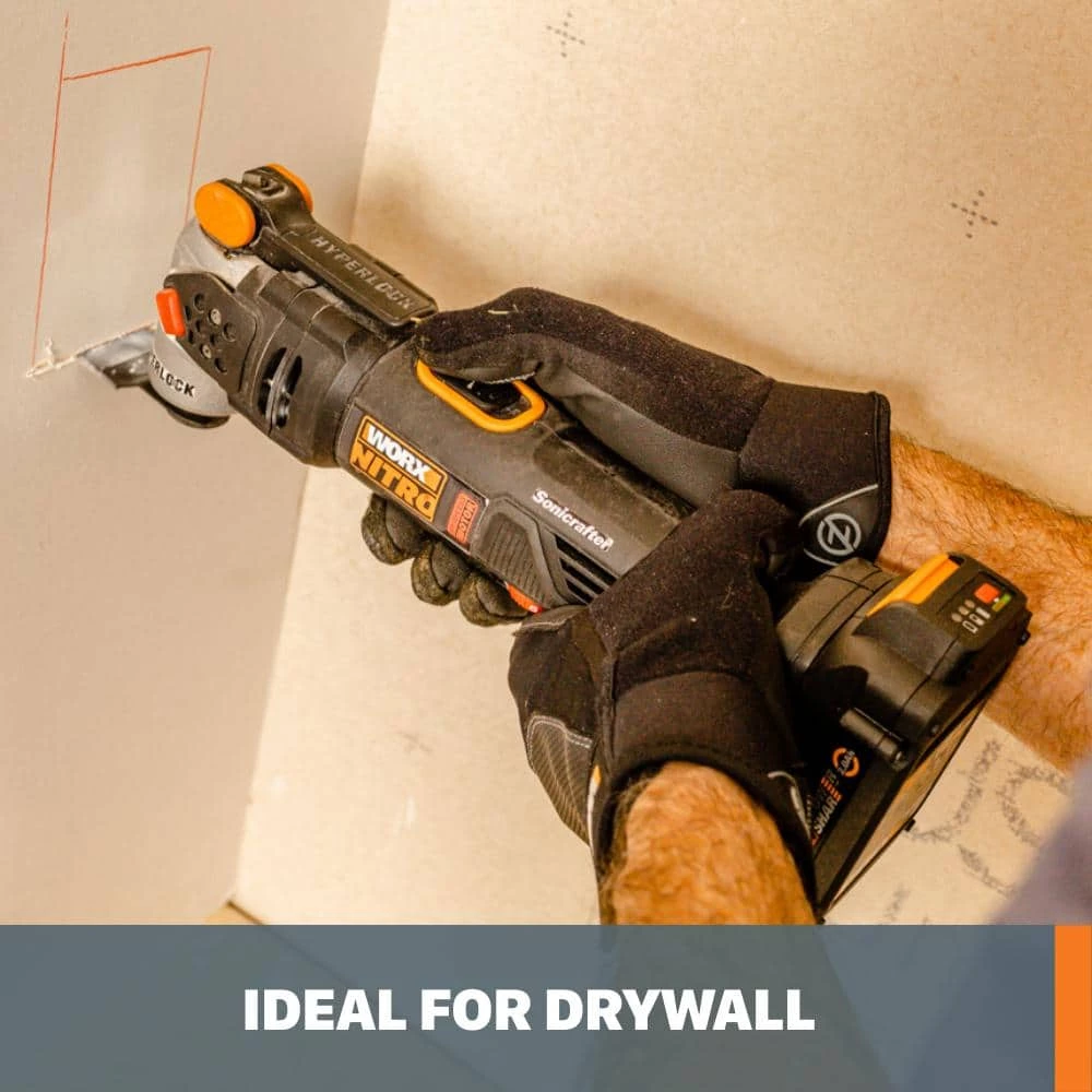 Nitro PowerShare 20-Volt Cordless Oscillating Multi-Tool with Brushless Motor (Battery and Charger Included) by Worx 12 Nitro PowerShare 20-Volt Cordless Oscillating Multi-Tool with Brushless Motor (Battery and Charger Included) by Worx - Image 10