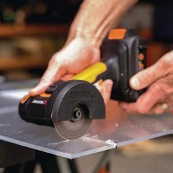 PowerShare 20-Volt 3 in. Mini Cutter with 4 Discs (Battery and Charger Included) by Worx 16 PowerShare 20-Volt 3 in. Mini Cutter with 4 Discs (Battery and Charger Included) by Worx -Toolocity Shop worx power cutting tools wx801l fa 1000