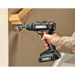POWER SHARE 20-Volt Lithium-Ion Cordless 3/8 in. 2-Speed Drill Driver (Tool-Only) by Worx 20 POWER SHARE 20-Volt Lithium-Ion Cordless 3/8 in. 2-Speed Drill Driver (Tool-Only) by Worx -Toolocity Shop worx power drills wx101l 9 76 1000