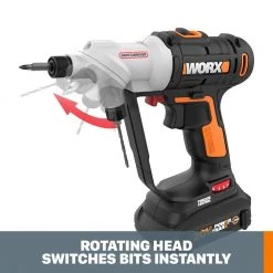 POWER SHARE 20-Volt Lithium-Ion Switchdriver (Bare Tool Only) by Worx -Toolocity Shop worx power drills wx176l 9 1f 1000