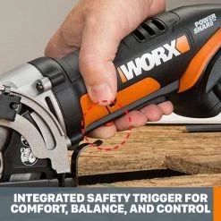 POWER SHARE 20-Volt Cordless 2-Tool Combo Kit w/Drill/Driver and Circular Worxsaw (2 Batteries and Charger Included) -Toolocity Shop worx power tool combo kits wx945l a0 1000
