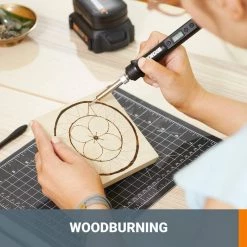 MakerX 20-Volt Cordless Rotary Tool Kit with Wood and Metal Crafter and 54 Accessories (Battery and Charger Included) by Worx -Toolocity Shop worx power tool combo kits wx988l 31 1000